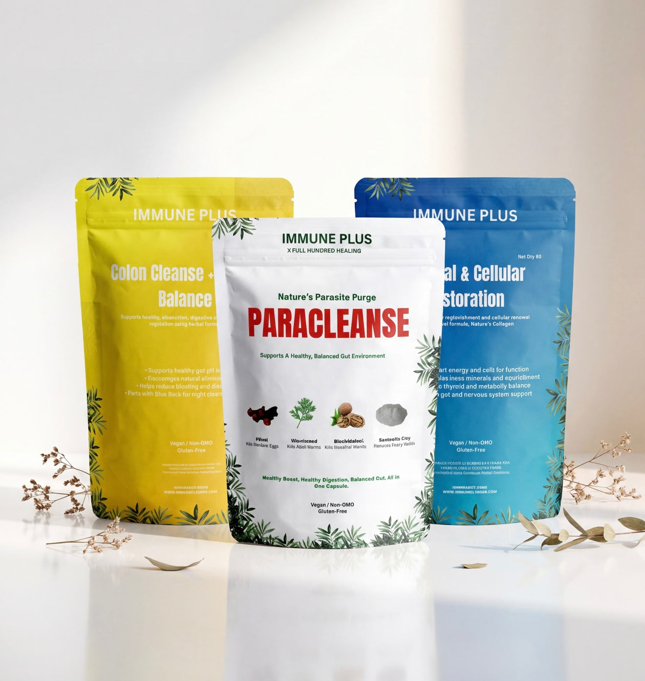 Immune Plus Gut Support & Restoration Combo
